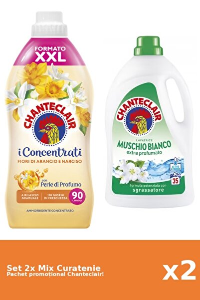 Chanteclair Set 2 Mix Curatenie Chanteclair: Portocale, Mosc Alb