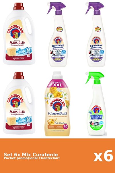 Chanteclair Set 6 Mix Curatenie Chanteclair: Lamaie, Marsilia, Portocale, Lav...