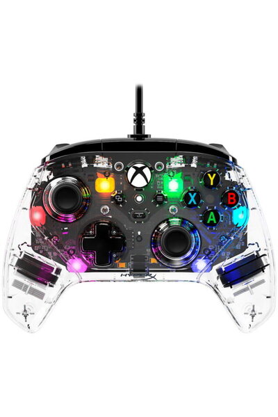 HP HyperX Clutch Gladiate RGB, USB-C, Transparent/Negru