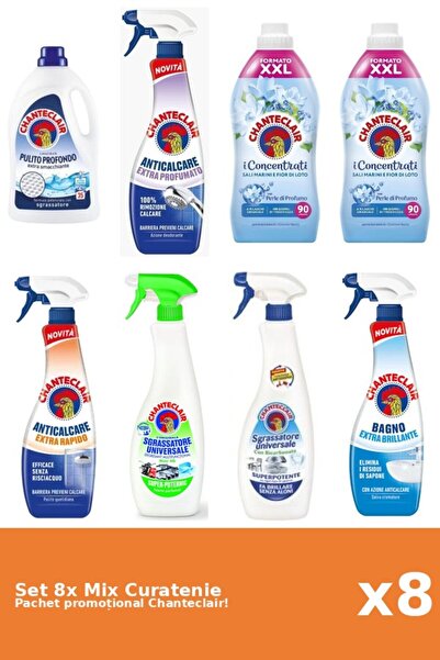 Chanteclair Set 8 Mix Curatenie Chanteclair: Lamaie, Bicarbonat, Lotus, Clasi...