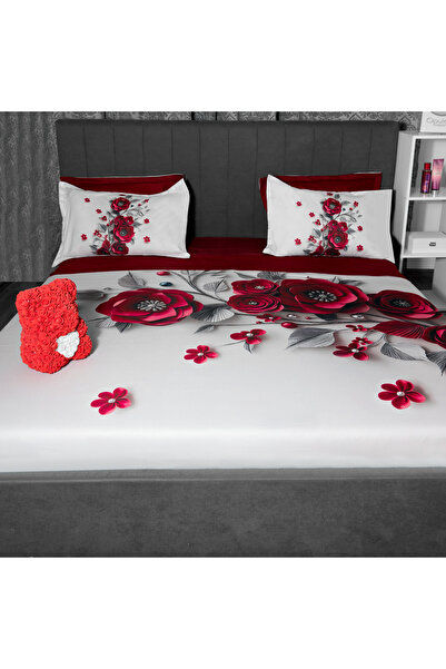 opulentmaison Rose Fine Cotton Bed Linen