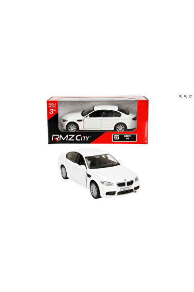 Göçmen 1:32 RMZ City Avrupa Serisi Die Cast Çek Bırak Model Araba - Beyaz Bmw M5