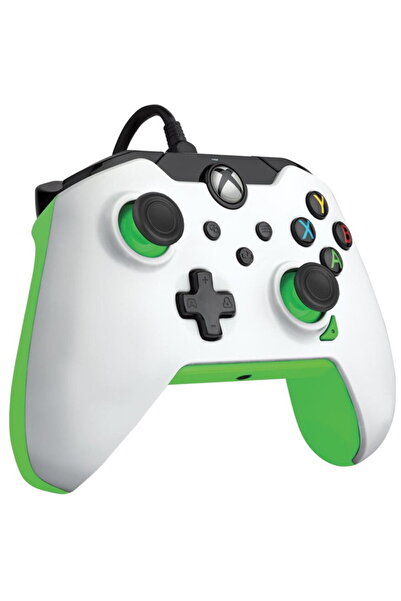 Pdp Wired Controller - Neon White, Gamepad (white/green, for Xbox Series X|S,...