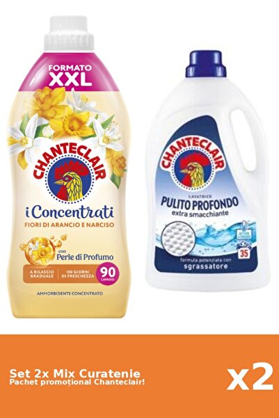Chanteclair Set 2 Mix Curatenie Chanteclair: Clasic, Portocale