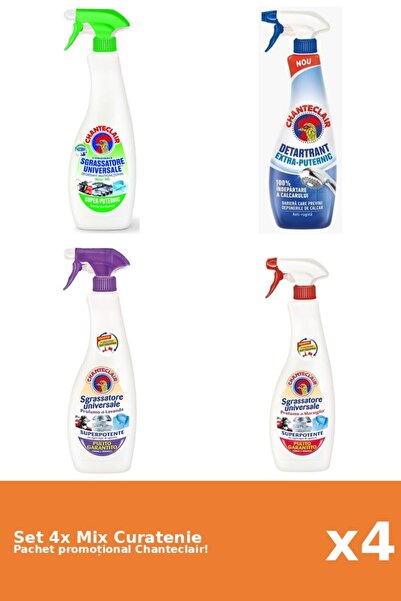 Chanteclair Set 4 Mix Curatenie Chanteclair: Lamaie, Marsilia, Puternic, Mosc...
