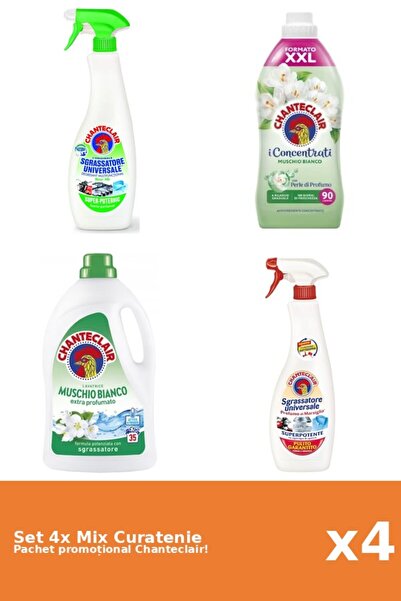 Chanteclair Set 4 Mix Curatenie Chanteclair: Lamaie, Marsilia, Mosc Alb