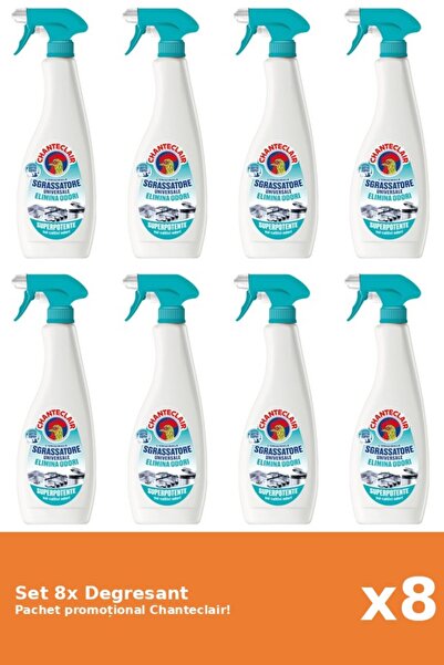 Chanteclair Set 8 Spray Degresant Universal Anti-Miros, ChanteClair, 600 ml