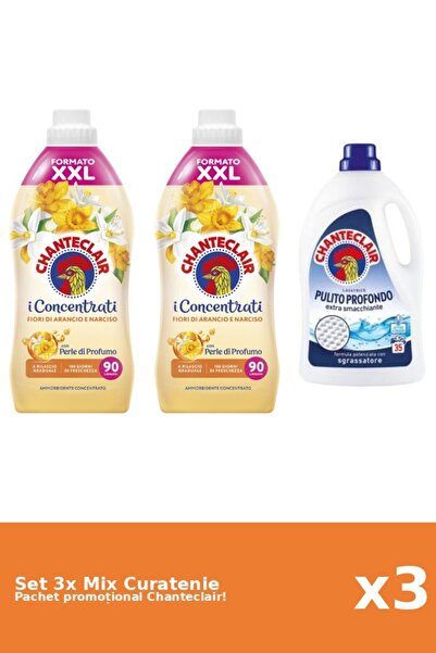 Chanteclair Set 3 Mix Curatenie Chanteclair: Clasic, Portocale