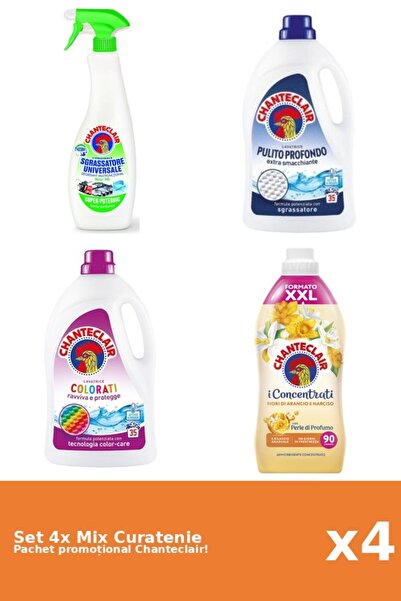 Chanteclair Set of 4 Chanteclair Cleaning Mix: Lemon, Classic, Orange, Color