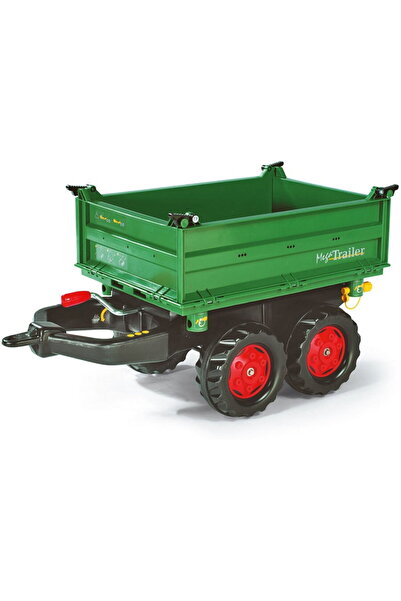 Milly Mally Remorcă basculantă pentru tractor Rolly Toys Mega Trailer verde