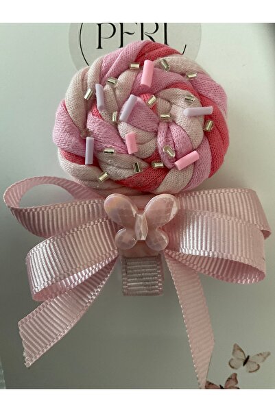 MADE BY PERİ Colorful Spiral Lollipop Design Luxury Double Children's Buckle ...