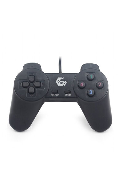 Gembird Gamepad USB Gamepad 10 Tasten 4-Wege Digital Pad