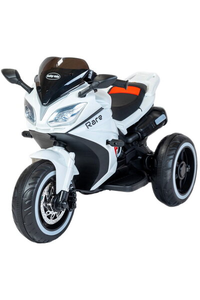 Babymix Motocicletă electrică pentru copii Baby Mix Rare albă