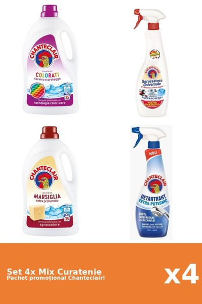 Chanteclair Set 4 Mix Curatenie Chanteclair: Marsilia, Color, Puternic
