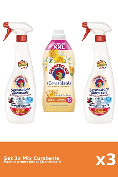Chanteclair Set 3 Chanteclair Cleaning Mix: Marseille, Orange