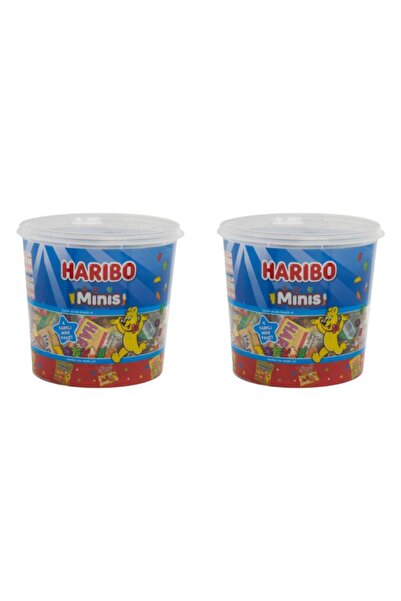 Haribo ميني كوفا جيلي بون 10 جرام × 100 قطعة 2 عبوة