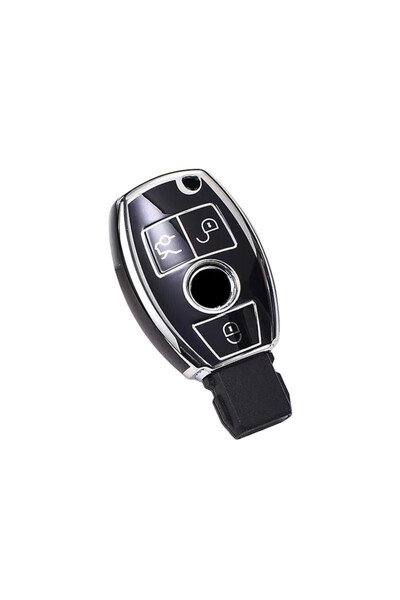 MERCEDES Μαύρο κάλυμμα κλειδιού για GLS GLA GLK GLC CLS CLA AMG W204 W205 W21...