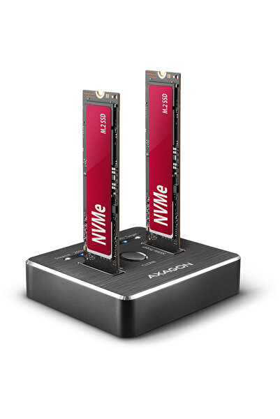 Axagon Rack ADSA-M2C, USB3.1 - 2x M.2, Stație de andocare, Negru