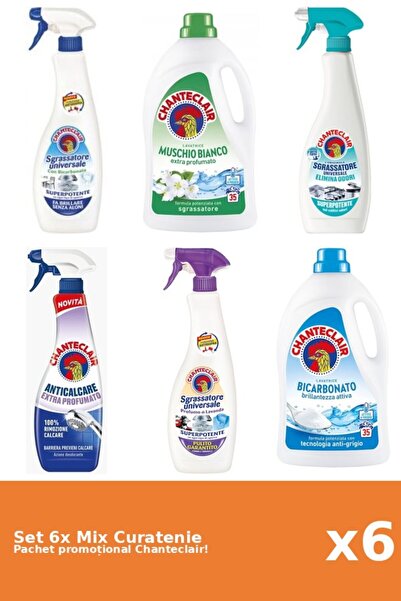Chanteclair Set 6 Mix Curatenie Chanteclair: Bicarbonat, AntiMiros, Parfumat,...