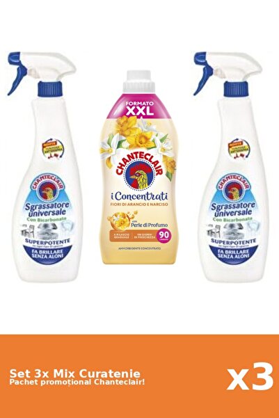 Chanteclair Set 3 Mix Curatenie Chanteclair: Bicarbonat, Portocale