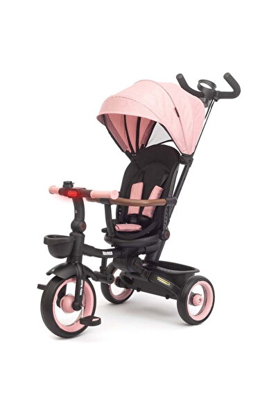 Milly Mally Tricicletă de lux pentru copii cu iluminare Twinkle roz
