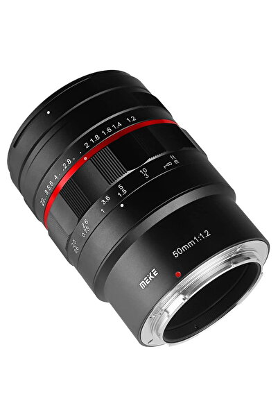 Meike Obiectiv manual MK 50mm F1.2 negru pentru Canon EF Mount
