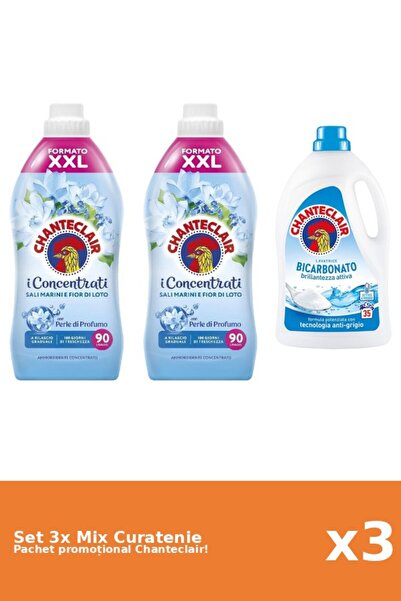 Chanteclair Set 3 Mix Curatenie Chanteclair: Bicarbonat, Lotus