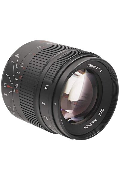 7artisans Obiectiv manual 55mm F1.4 Mark II negru pentru Sony E-mount