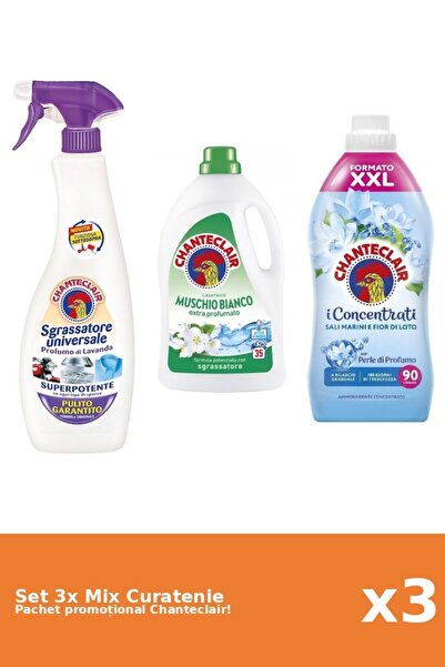 Chanteclair Set 3 Chanteclair Cleansing Mix: Lotus, White Musk