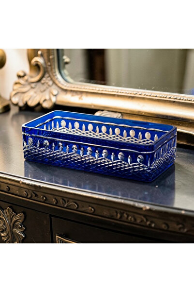 Glowvera Lumia Handcrafted Cut Crystal Presentation Bowl – 12X24 cm