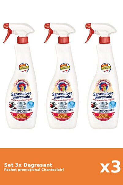 Chanteclair Set 3 Degresant universal Marsilia ChanteClair, 600 ml
