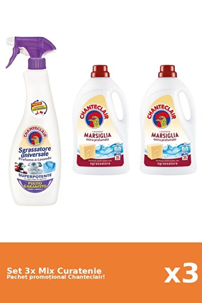 Chanteclair Set 3 Mix Curatenie Chanteclair: Marsilia, Mosc Alb