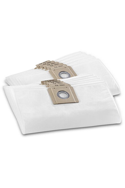 Karcher Kärcher 10x Fleece Filter Bags 3-ply T10/1 + T12/1
