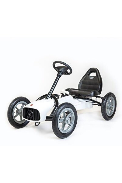 Babymix Kart cu pedale Baby Mix Buggy alb