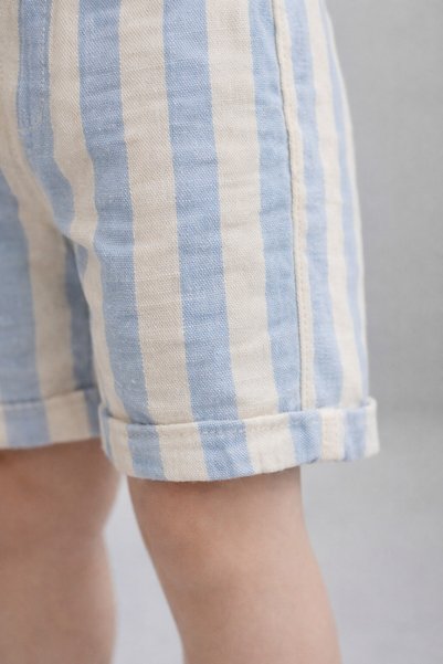 bebekpare Boy's Fun Printed Shorts Set 100% Cotton Summer Collection