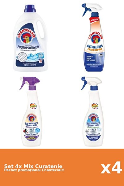 Chanteclair Set of 4 Chanteclair Cleaning Mix: Baking Soda, Classic, White Mu...