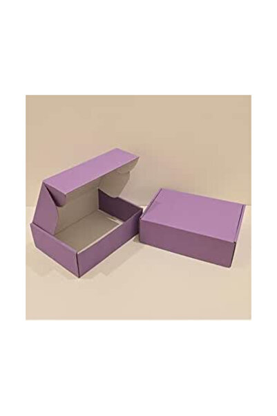 Generic عبوة من 20 صندوق شحن صغير من الكرتون المموج، مقاس 27×18×6.5 سم، تغليف...