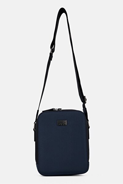 Cerruti 1881 Men Brand Logo Cross Body Bag, Navy