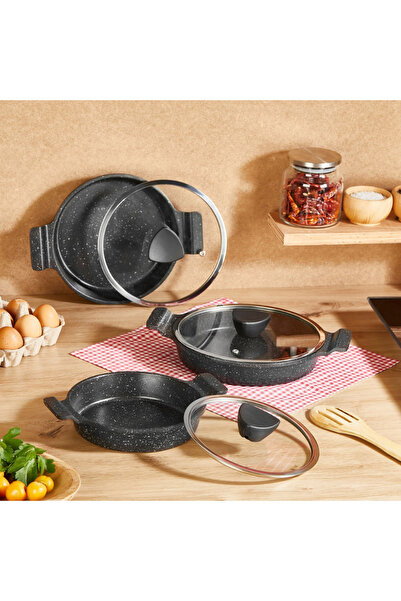 Köklü Züccaciye Mutfakçı Döküm Omlet Set 6 Parça