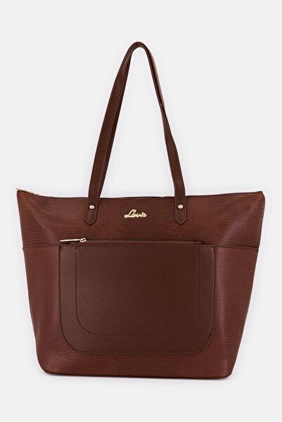 Lavie Women Animal Print Tote Bag, Brown