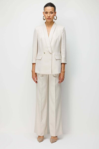 Ekol بنطلون واسع الساق مطوي