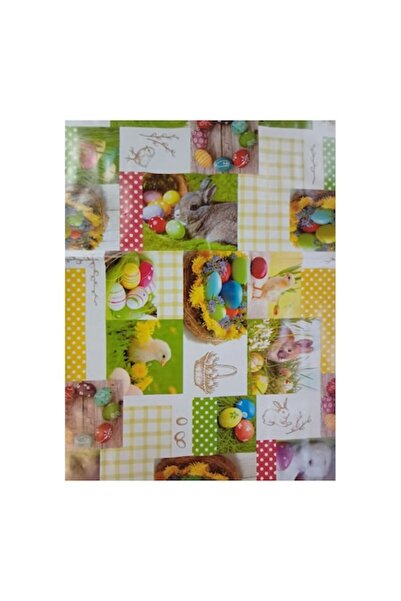 OEM Waterproof Tablecloth, Rectangular, 200x140 cm, PVC/Textile, Easter Design