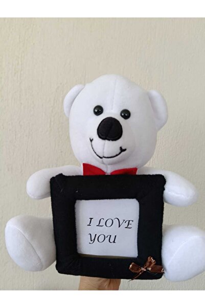 TrendTopic Plush Bear Framed Gift 30 cm