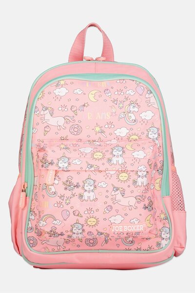 Joe Boxer Kids Girl Graphic Print Backpack, Multicolor