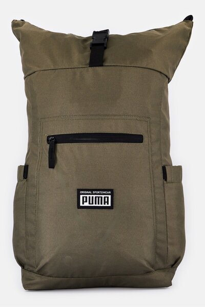 Puma Men Brand Logo Backpack, Dark Olive