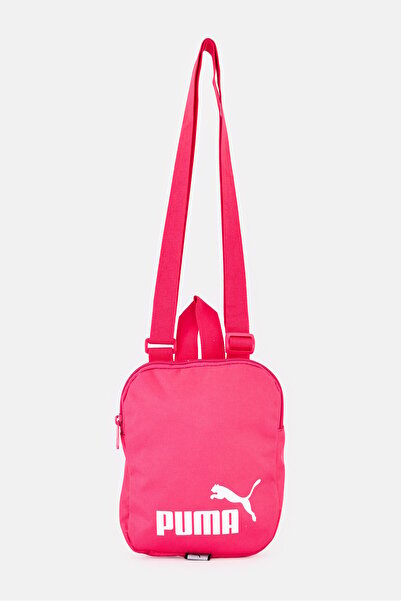 Puma Women Brand Logo Cross Body Bag, Garnet Rose