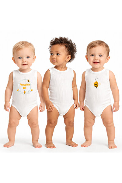 bebekpare بدلة رياضية للأطفال من الجنسين مصنوعة من قماش ريبانا 100% قطن مصنوع...