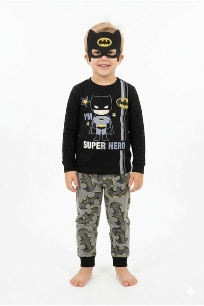 CUBBUX Set de pijamale pentru copii cu imprimeu cu personaje Set de 3 piese