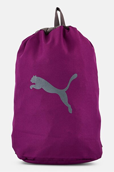 Puma Women Brand Logo Drawstring Bag, Purple
