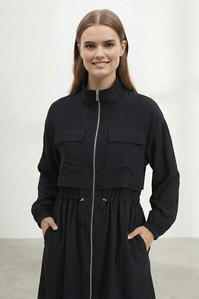 Puane Women's Pocketed and Transitional Cap Dress with Adjustable Waist Detai...